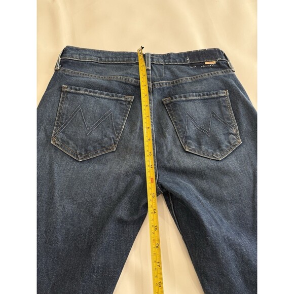 MOTHER Superior The Scrapper Cuff Ankle Fray Lets Wine About It Size 25 - Picture 11 of 11